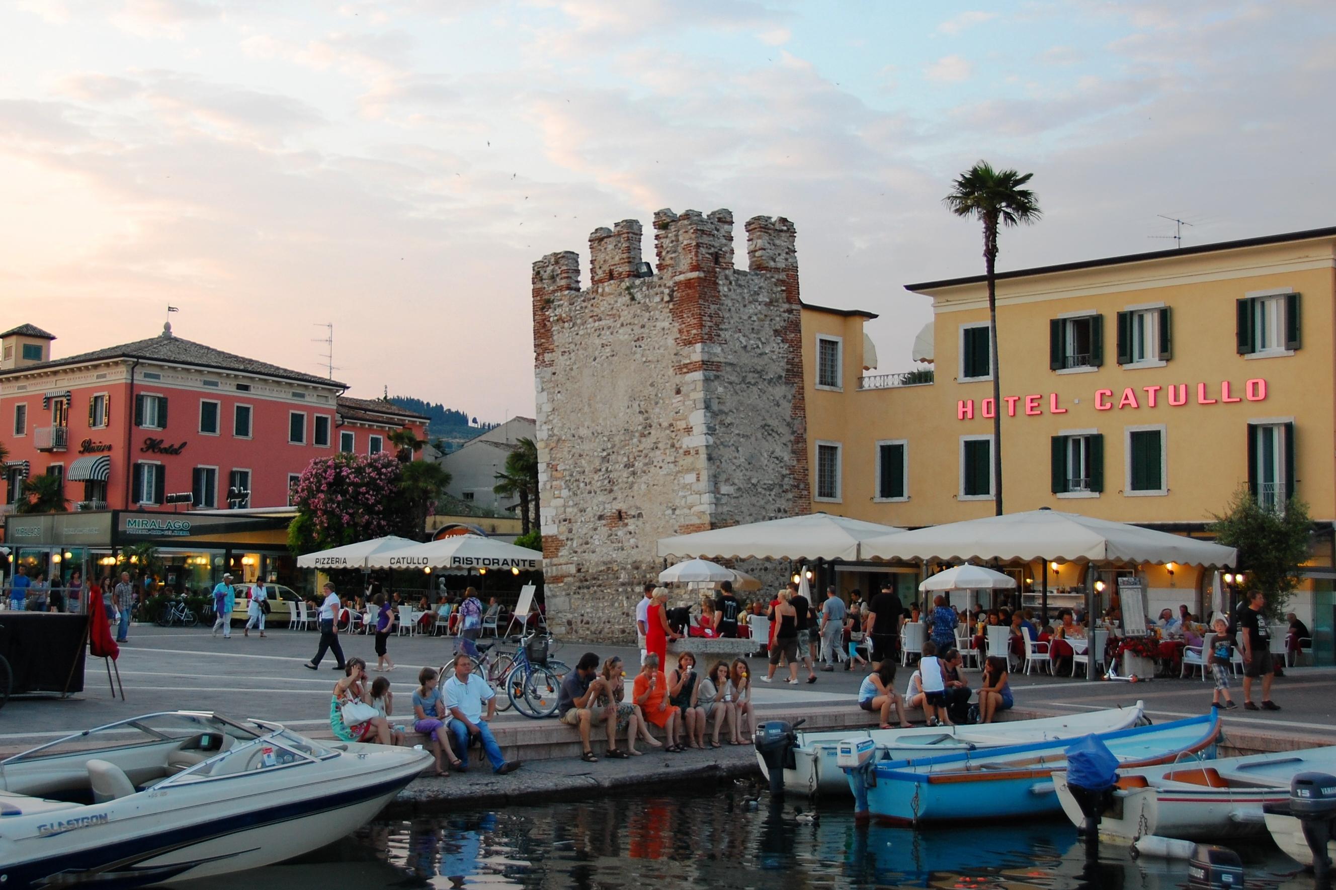 Der Hafen von Bardolino